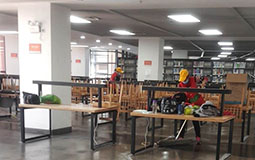 广州大学城图书馆开荒保洁